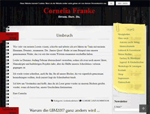 Tablet Screenshot of corneliafranke.org